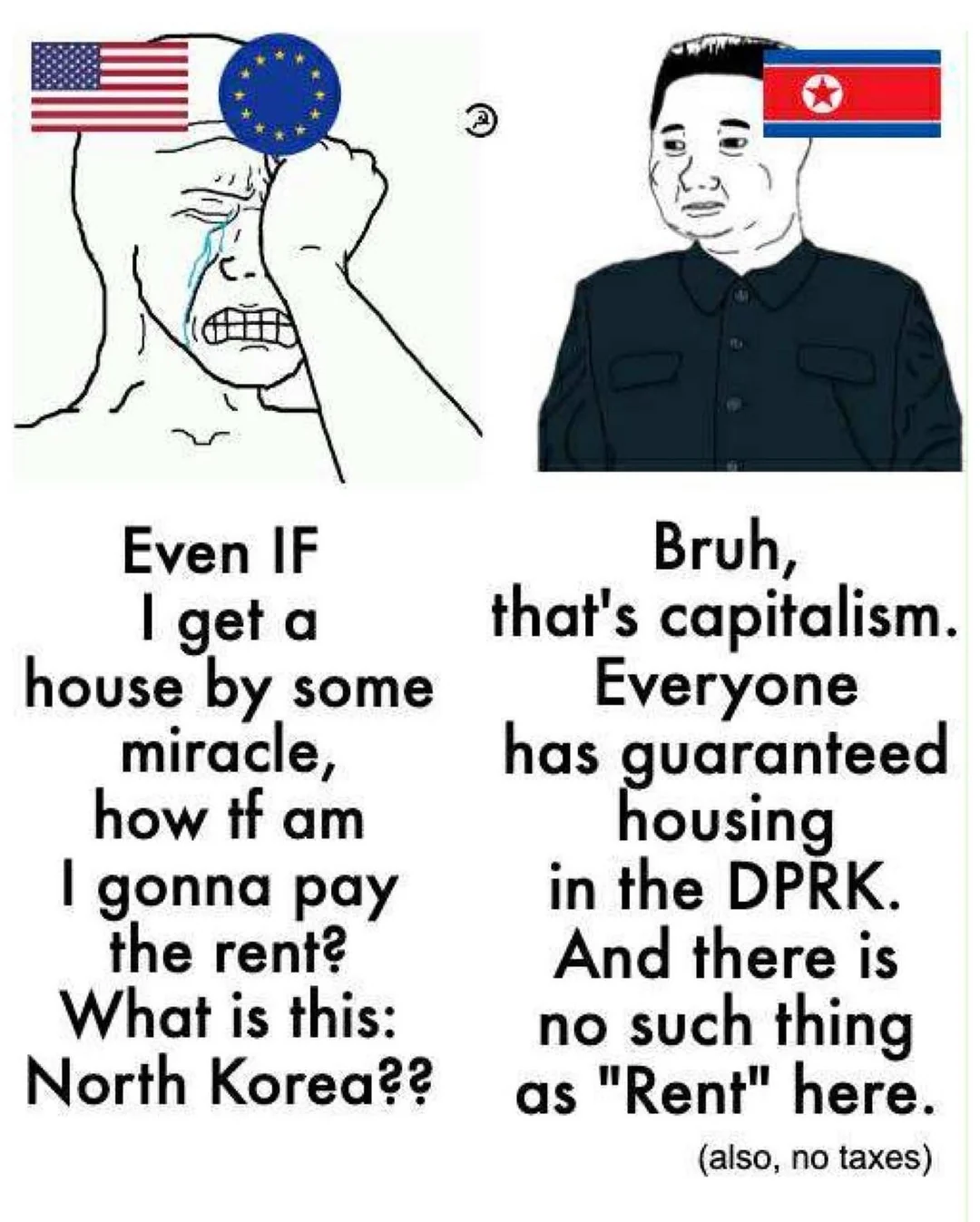 Libs: THE DPRK IS AN EVIL EVIL PLACE!!!!! Also liberals and the DPRK: