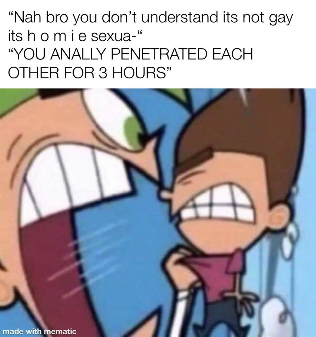 homiesex is not real