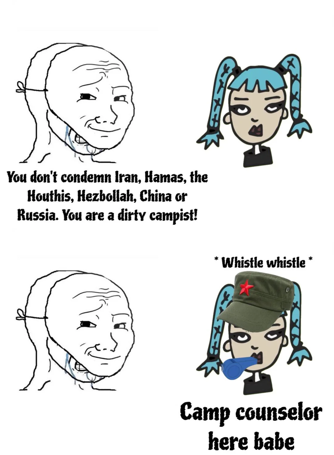 Go Iran, China, Russia Hamas and every one else!