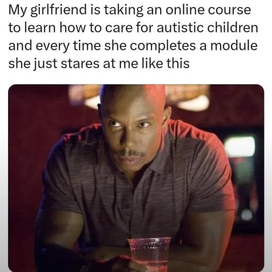 it is me, I am the autistic child