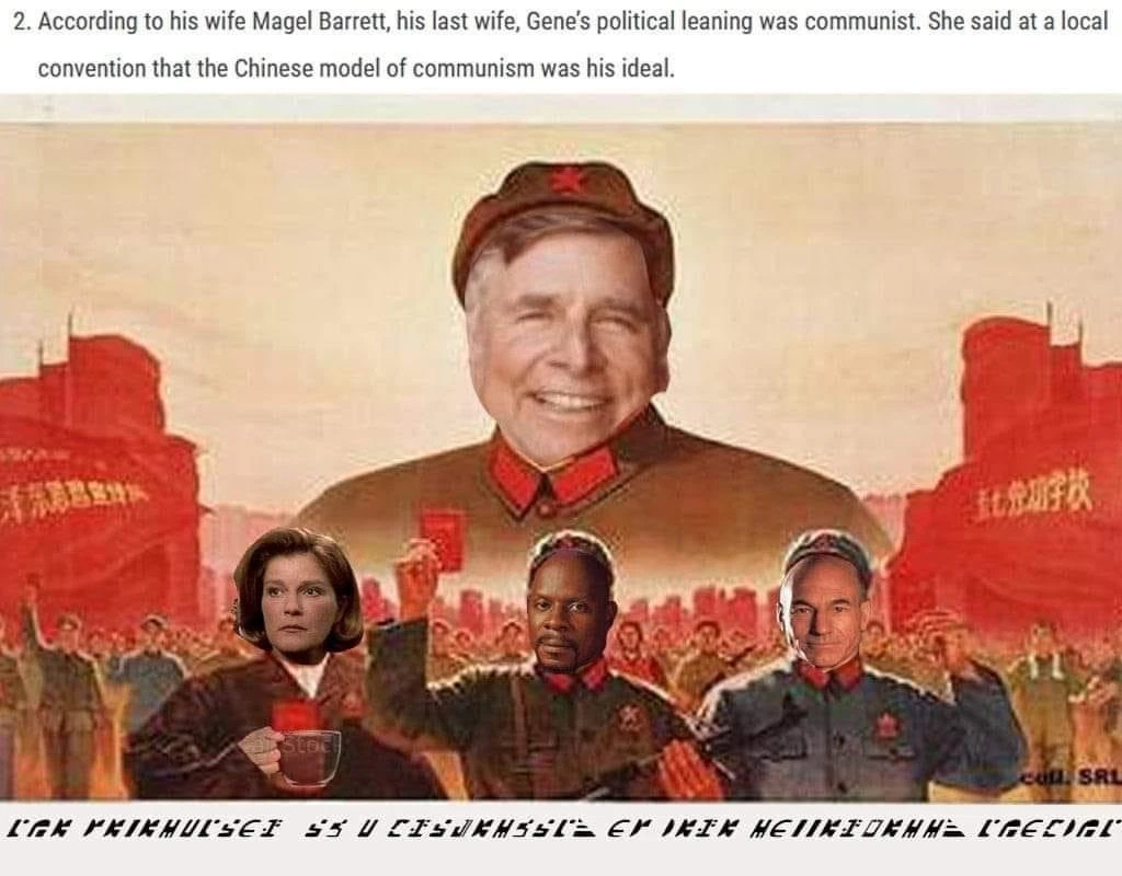 The creator of Star Trek: "You met me at a very chinese time in my life"