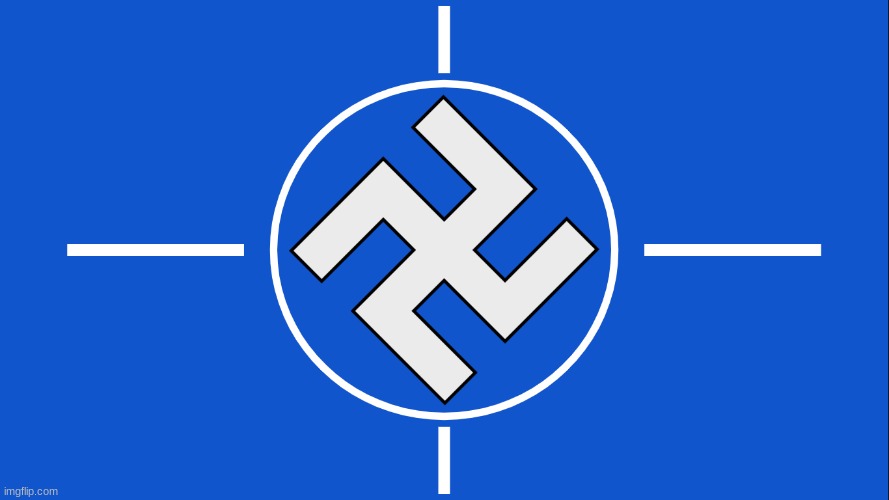 The NATO flag, but realistic
