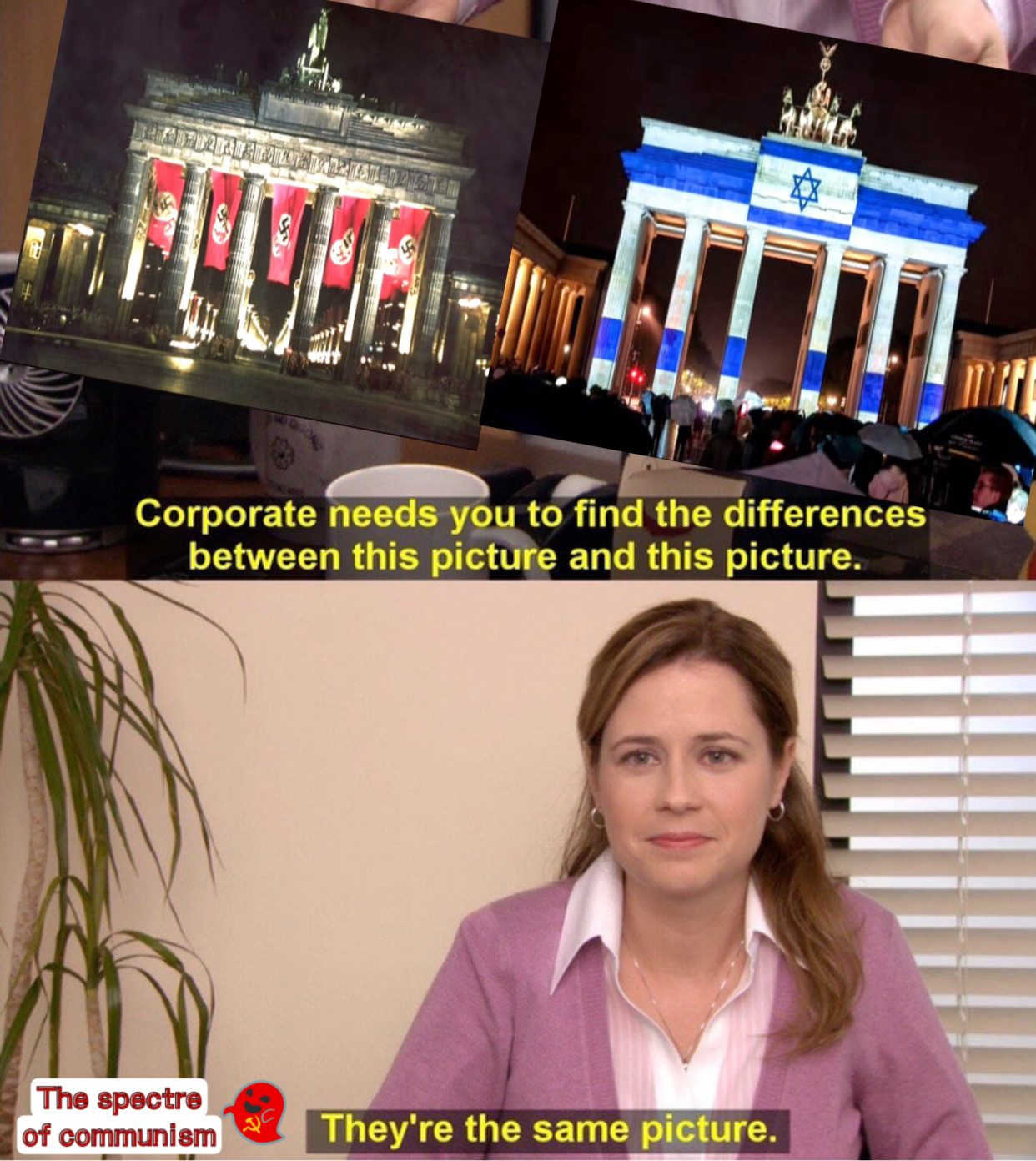 The Brandenburg Gate in Berlin: 1940 vs 2023
