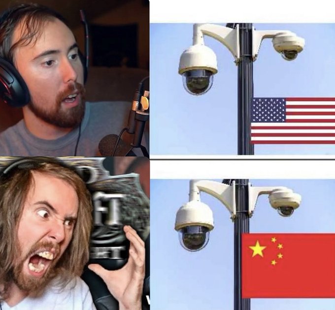 Libs on surveillance cameras and ChInA BaD