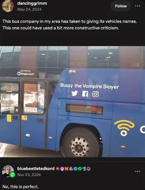 this bussy slays vampies