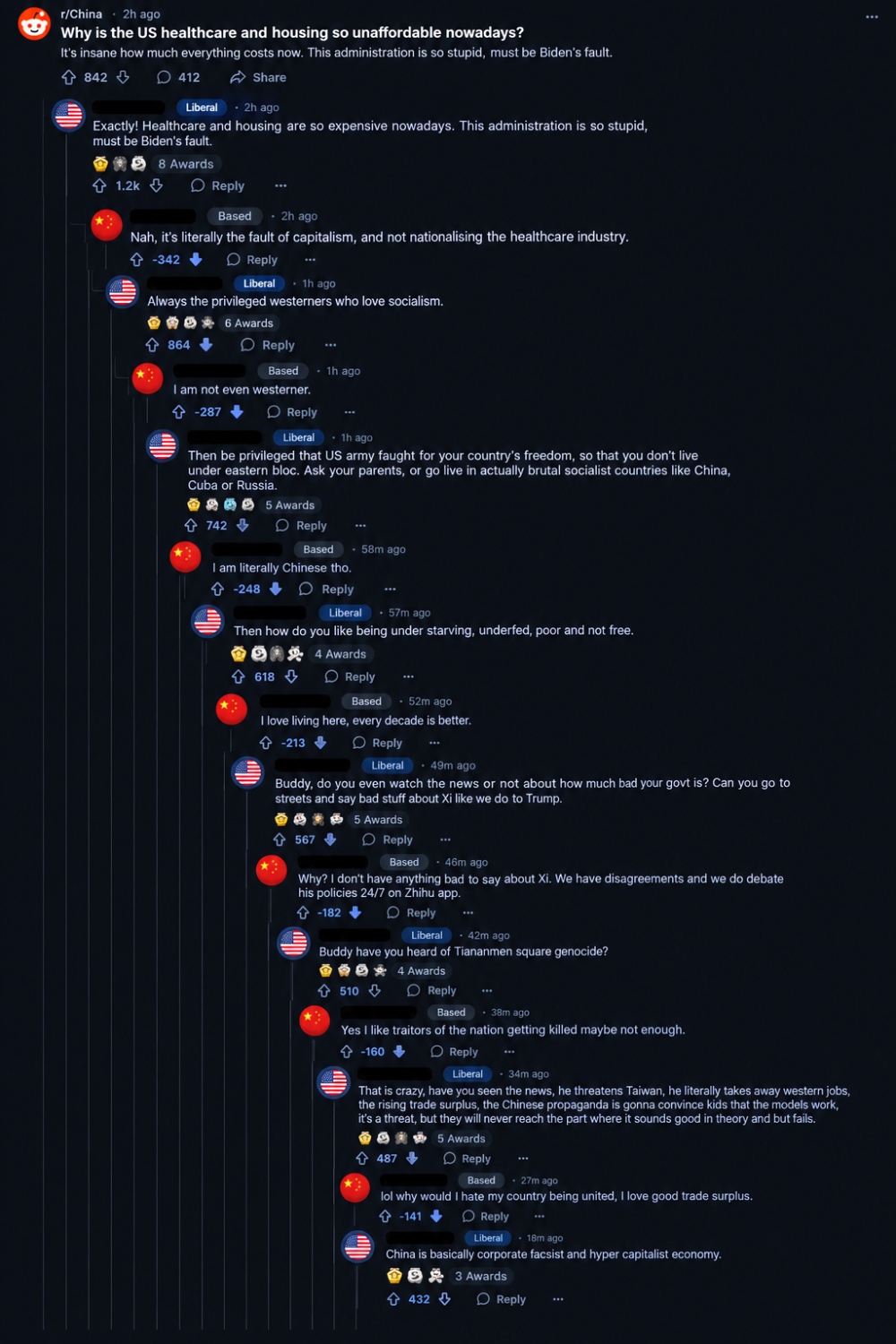 Literally how every conversation goes on Reddit