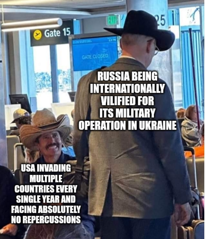 Libs: "RuSsIa MaN BaD!!"