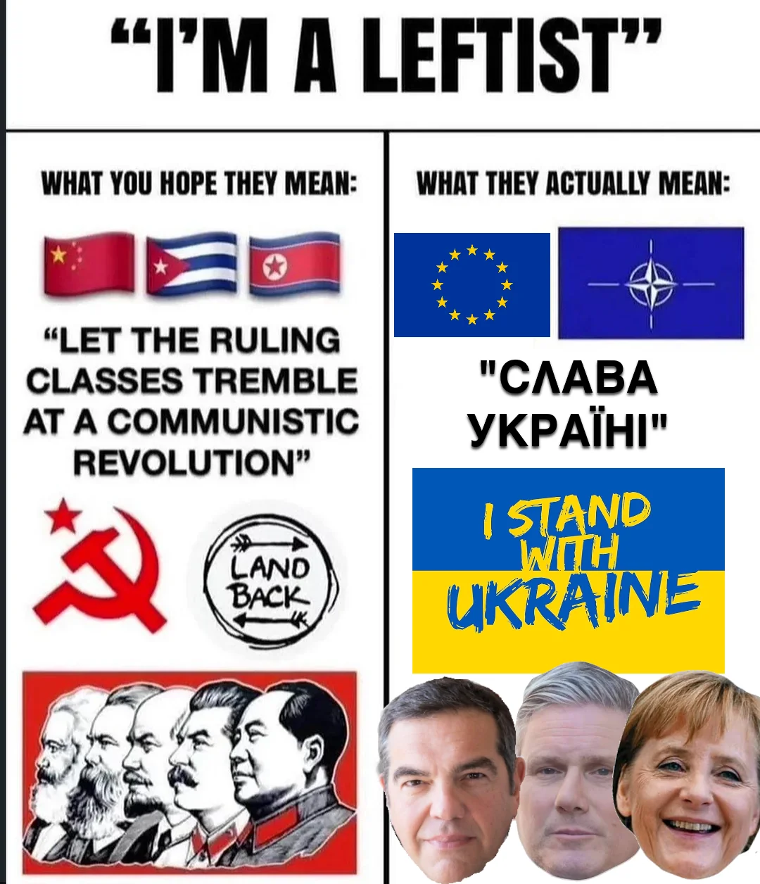 "left"