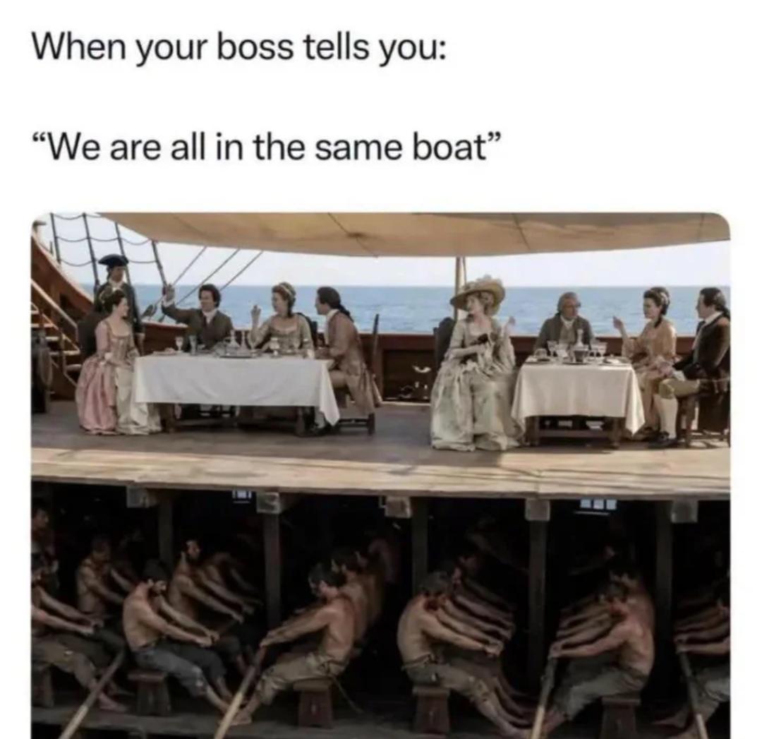 We are all in the same boat