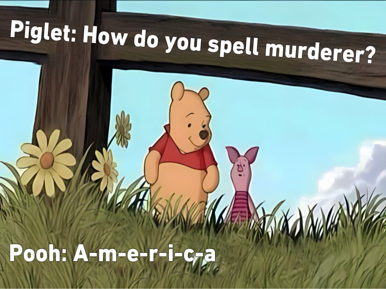 Pooh teaches Piglet how to spell