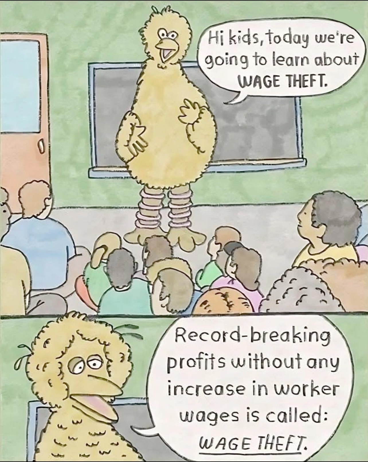 Today we're going to learn about wage theft