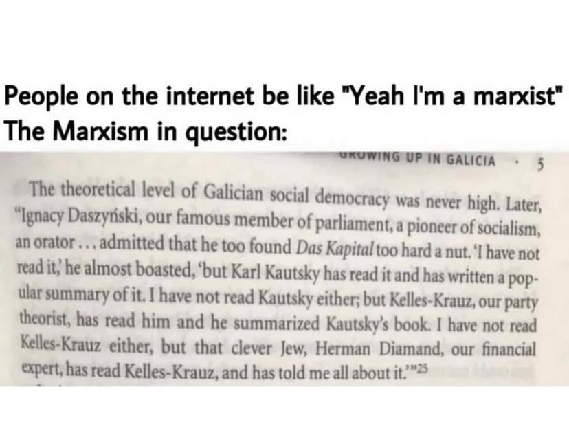 Yeah I'm a Marxist