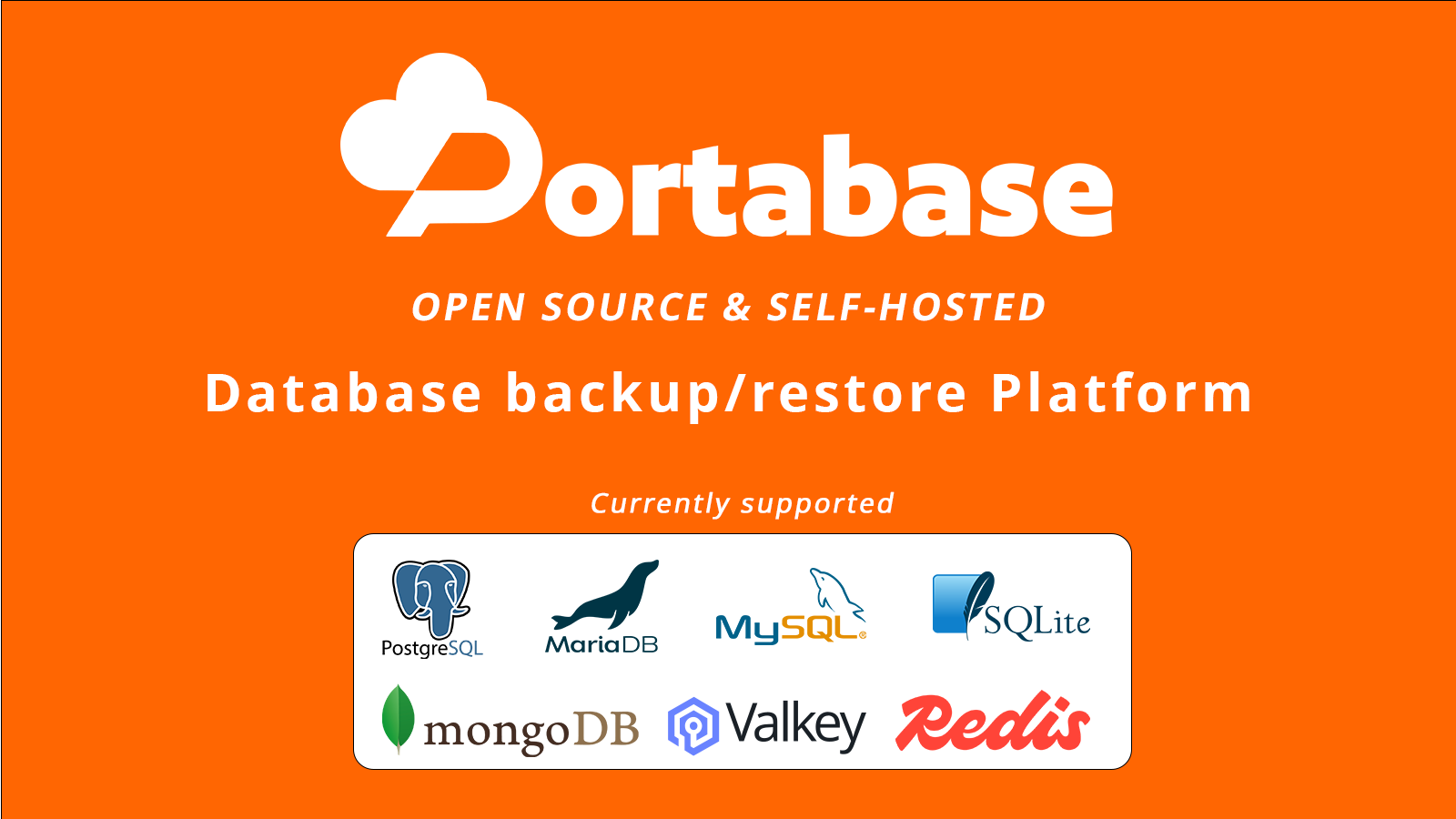 Portabase v1.7.1 - Open source database backup/restore tool