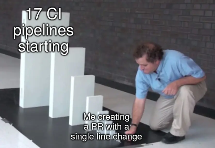 It was a draft PR too