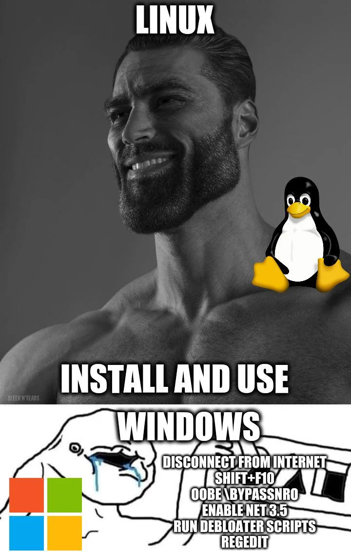 The fact that you can’t run through Windows setup w/o internet and an online account is absolute bullshit