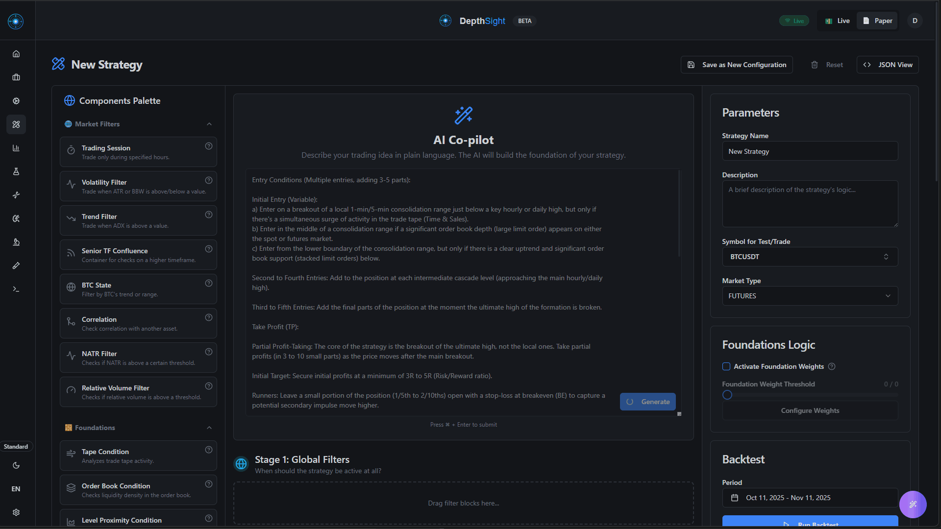 DepthSight - a self-hosted, federated algorithmic trading platform with a visual strategy builder (AGPL)