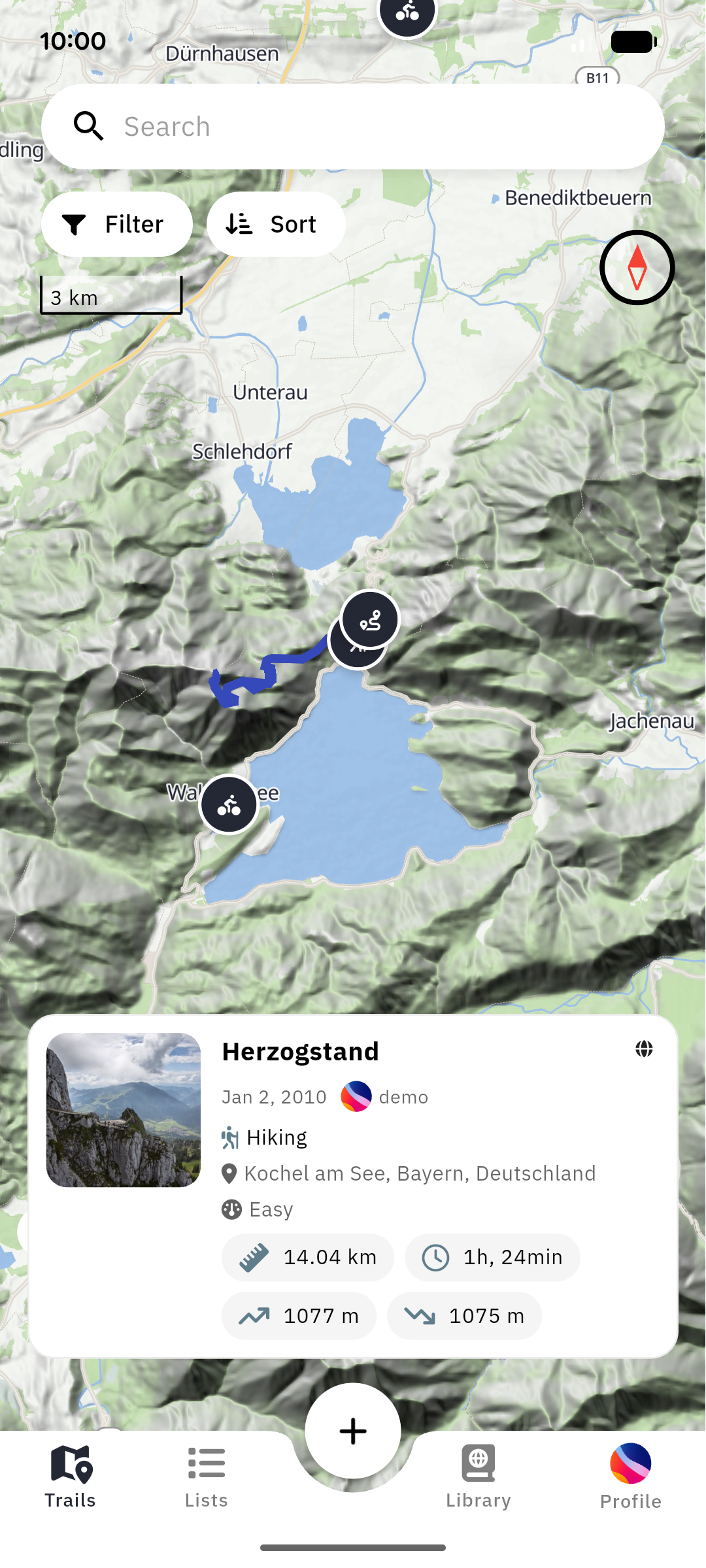 [AIP] wanderer, the self-hosted trail database, now has a mobile app: public beta for iOS and Android