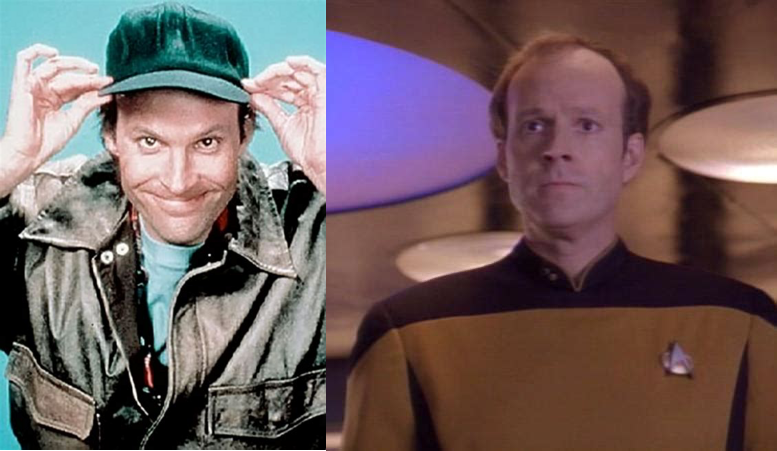 TIL Howling Mad Murdock from the A-Team (1983) is also Lt. Barclay from Star Trek: TNG