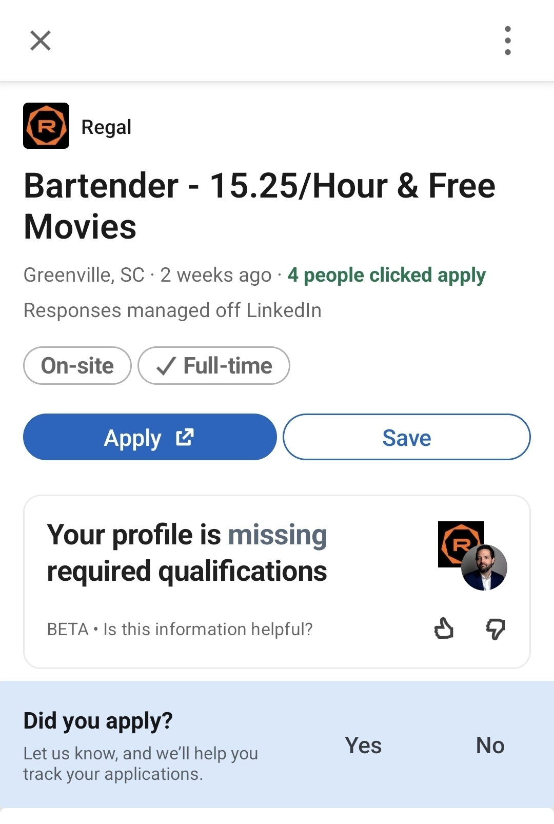 I think she might be the one, fellas...