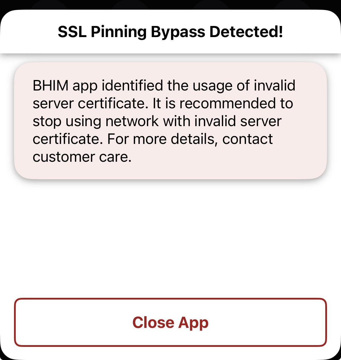 Indian Government developed UPI app not allowing me to use the app w/o turning off Adguard.