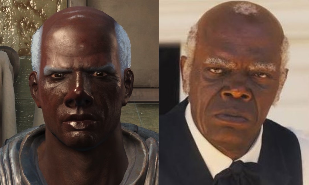 Decided to play as Stephen from Django Unchained. No RP. I just liked how Stephen looks. They did a great job with L. Jackson’s makeup.