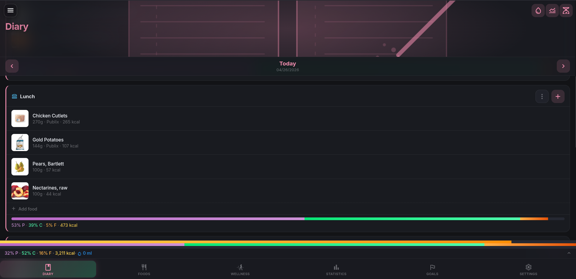 NutriTrace: self-hosted nutrition and wellness tracker (AGPL, single Docker container)