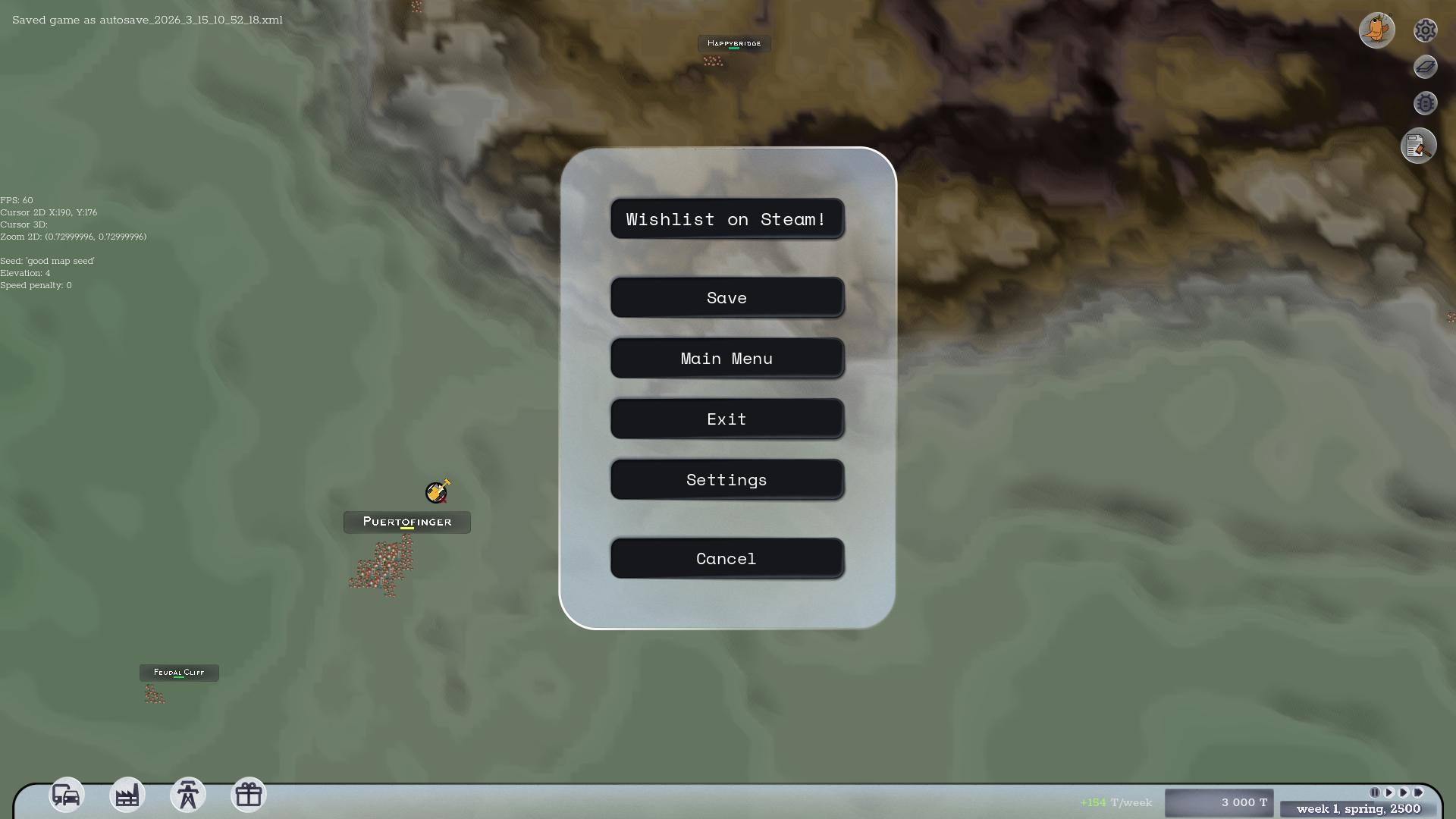What if glassmorphism and neumorphism had a baby? I redesigned my city-building game's menu window.