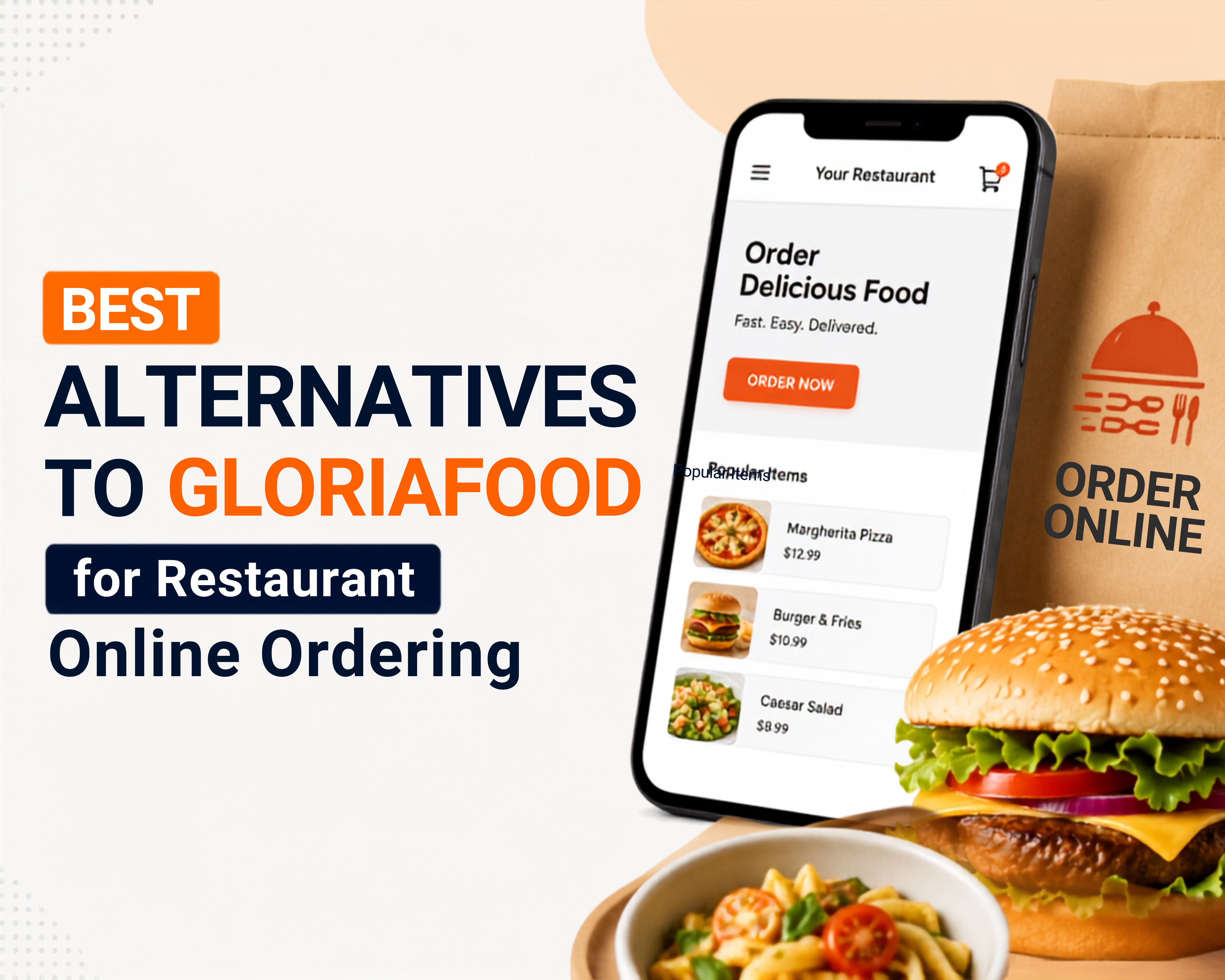 What are the best alternatives to GloriaFood for restaurant online ordering?