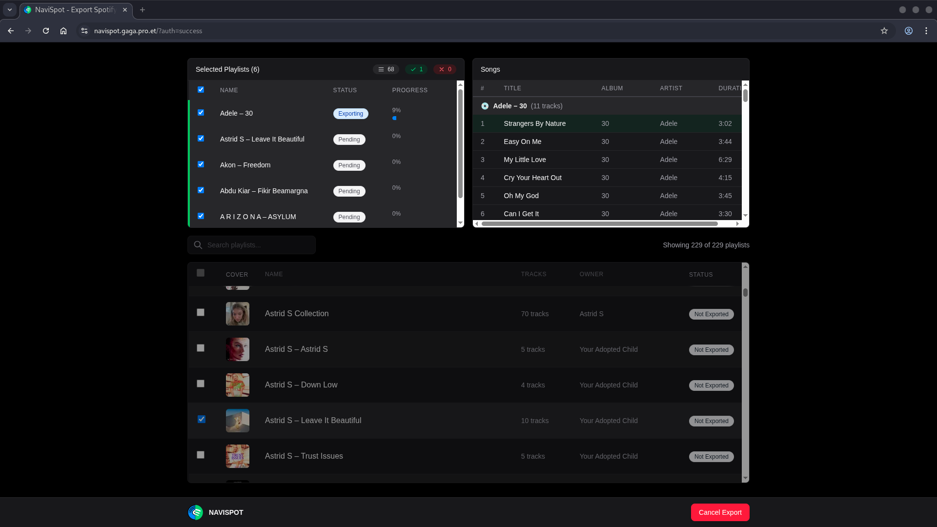 Built a Spotify to Navidrome playlist Exporter. Meet Navispot 😅
