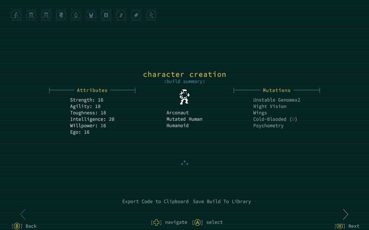 Do you have a favorite Caves of Qud build?