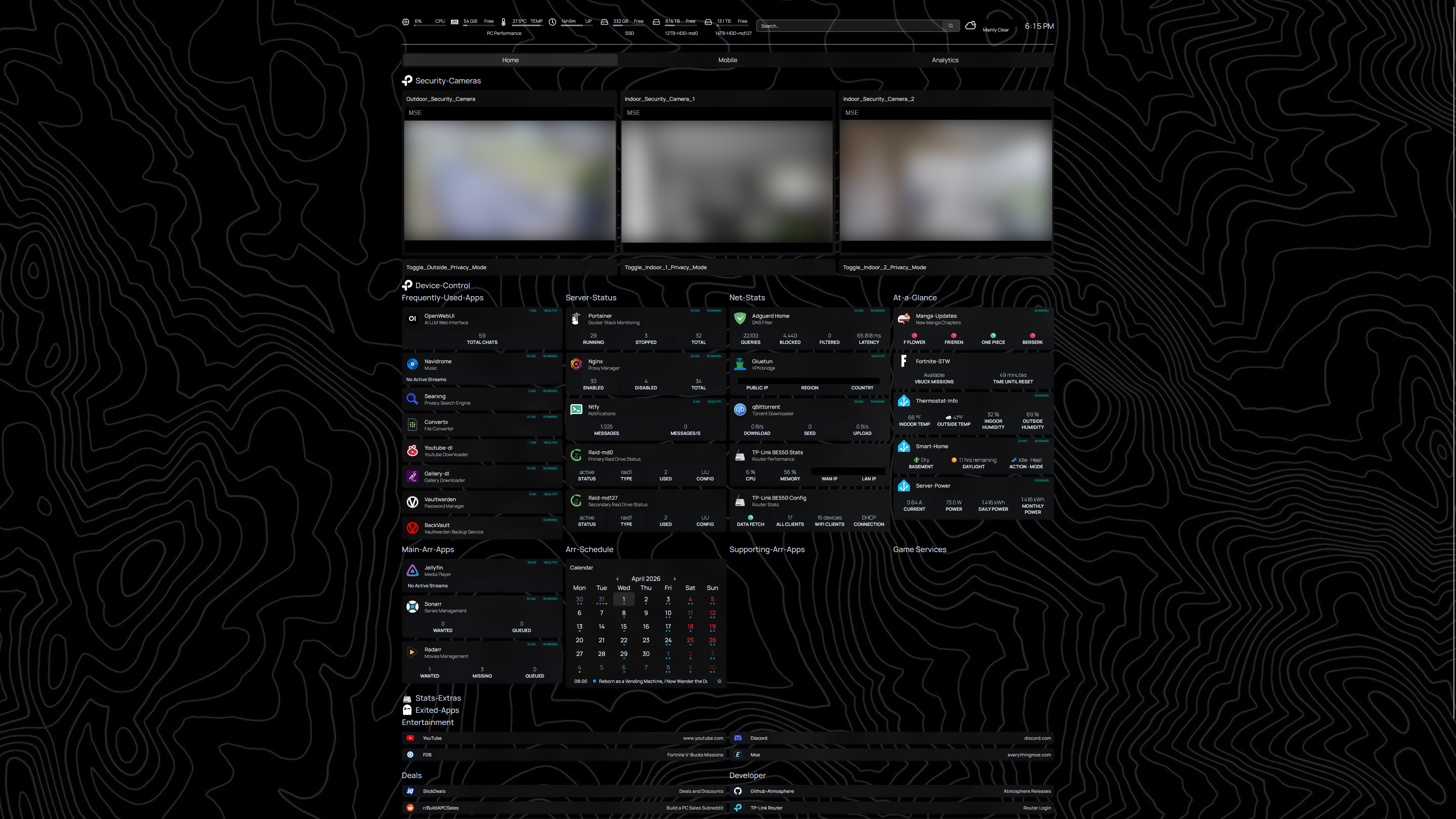 I have also been busy (showing off my dashboard)