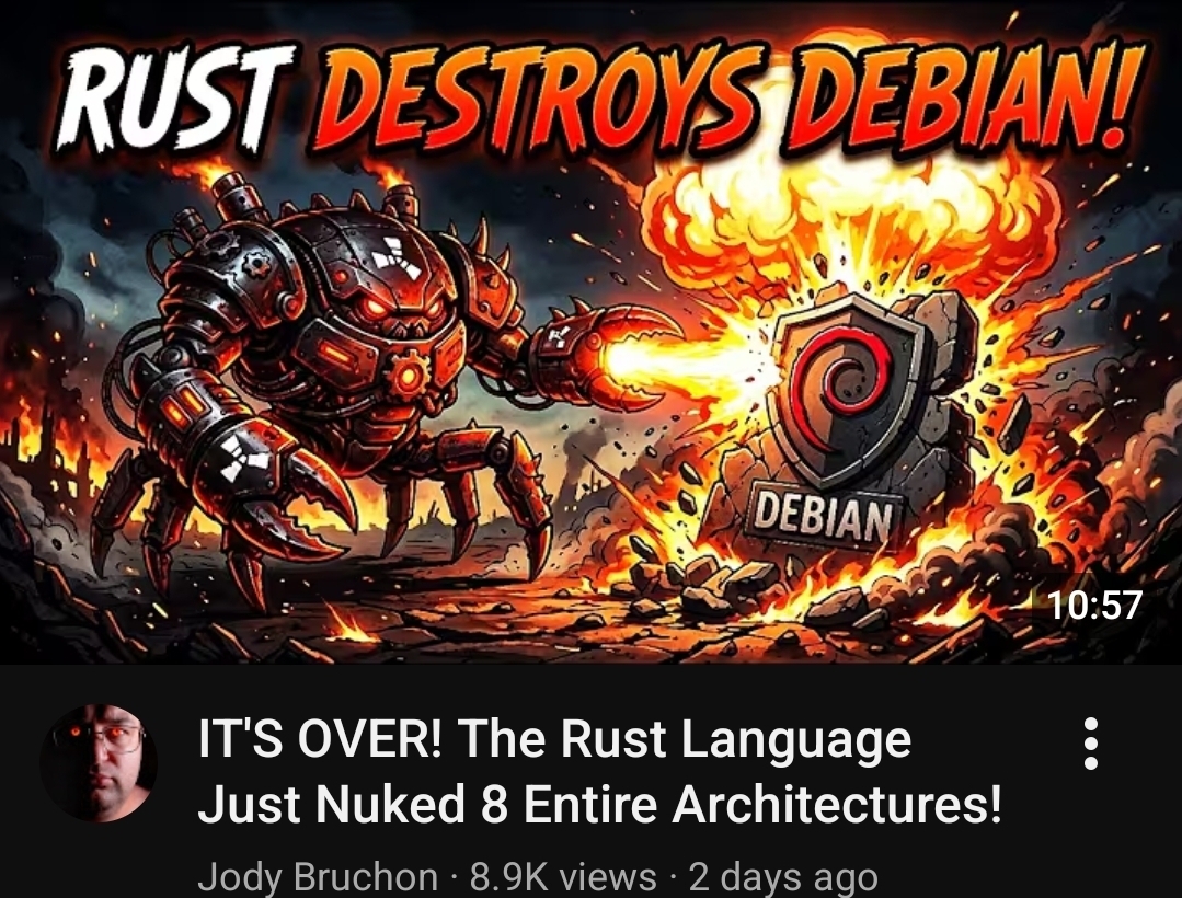 Rust Derangement Syndrome