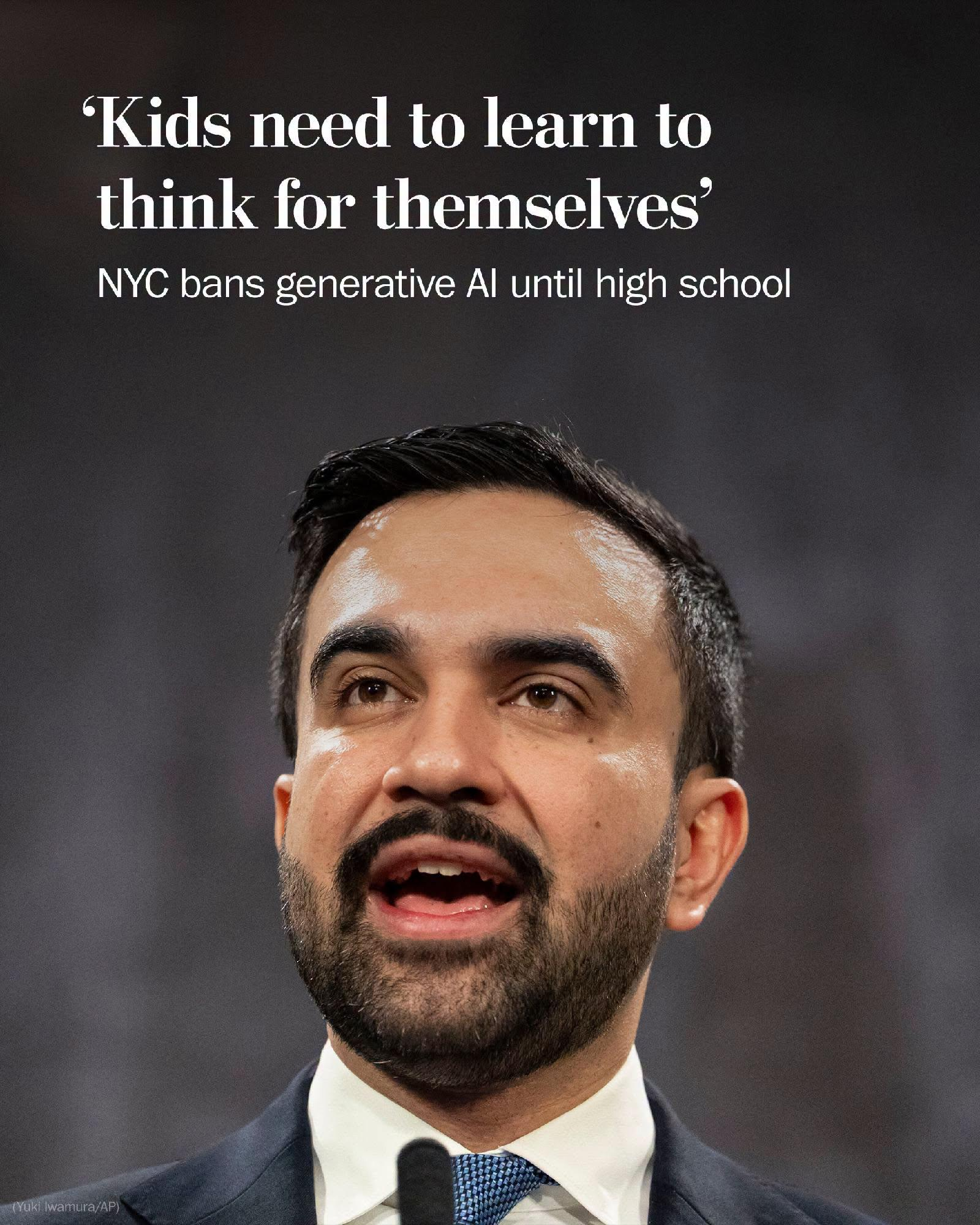Should've banned it all the way through high school, but it's better than most.