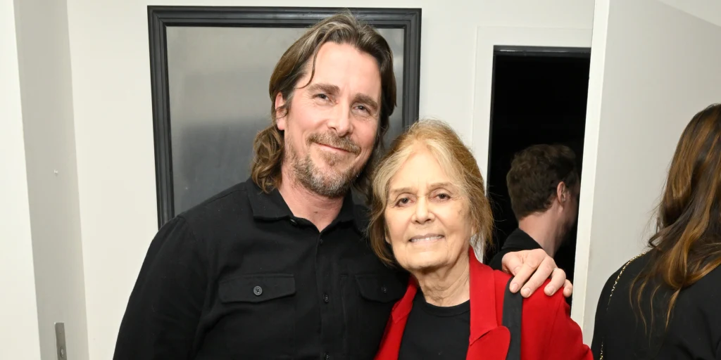TIL, the late pioneer of feminism and political journalist Gloria Steinem was Christian Bale's stepmother up until his father's death.