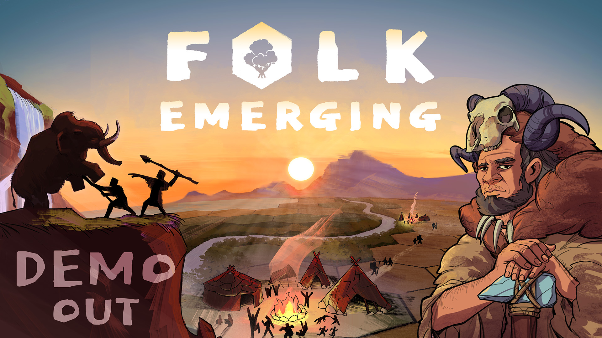 Folk Emerging: stone age nomadic 4X strategy, demo out