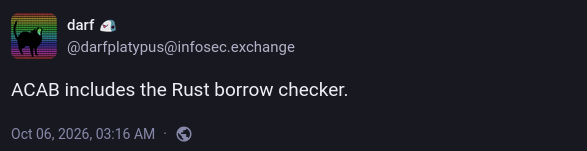 All Borrow Checkers Are Bastards (ABCAB - 12312)