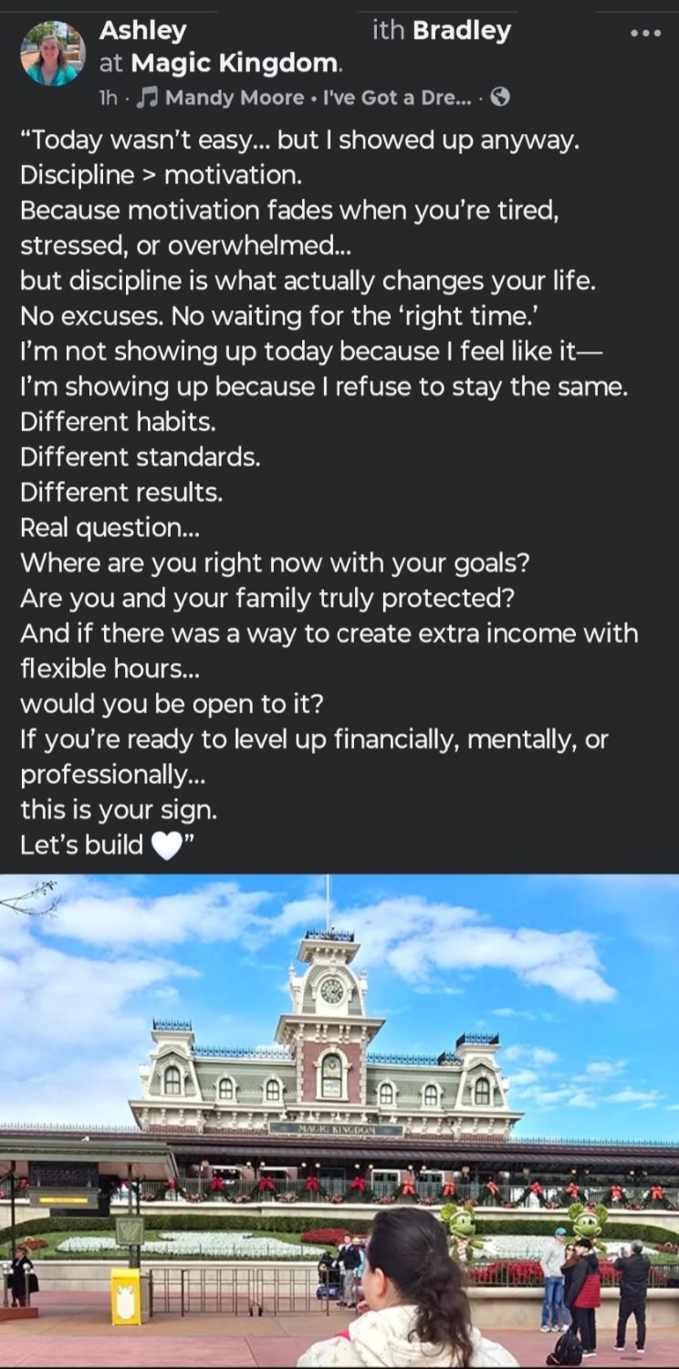 When your vacation is going to Disney, you have different habits, different standards