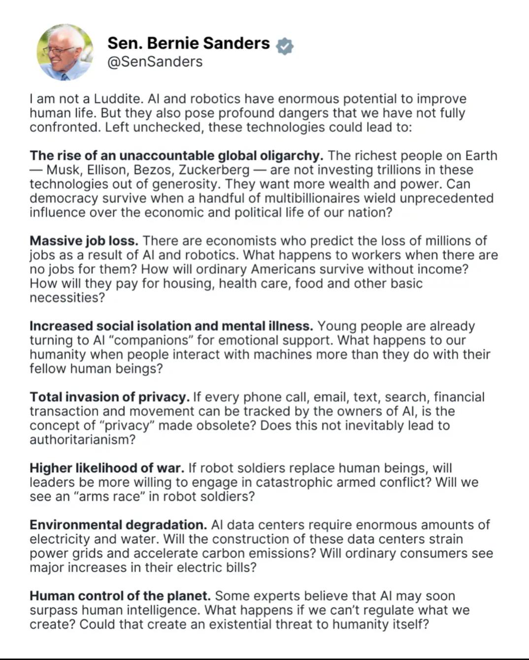 Asking the right questions...