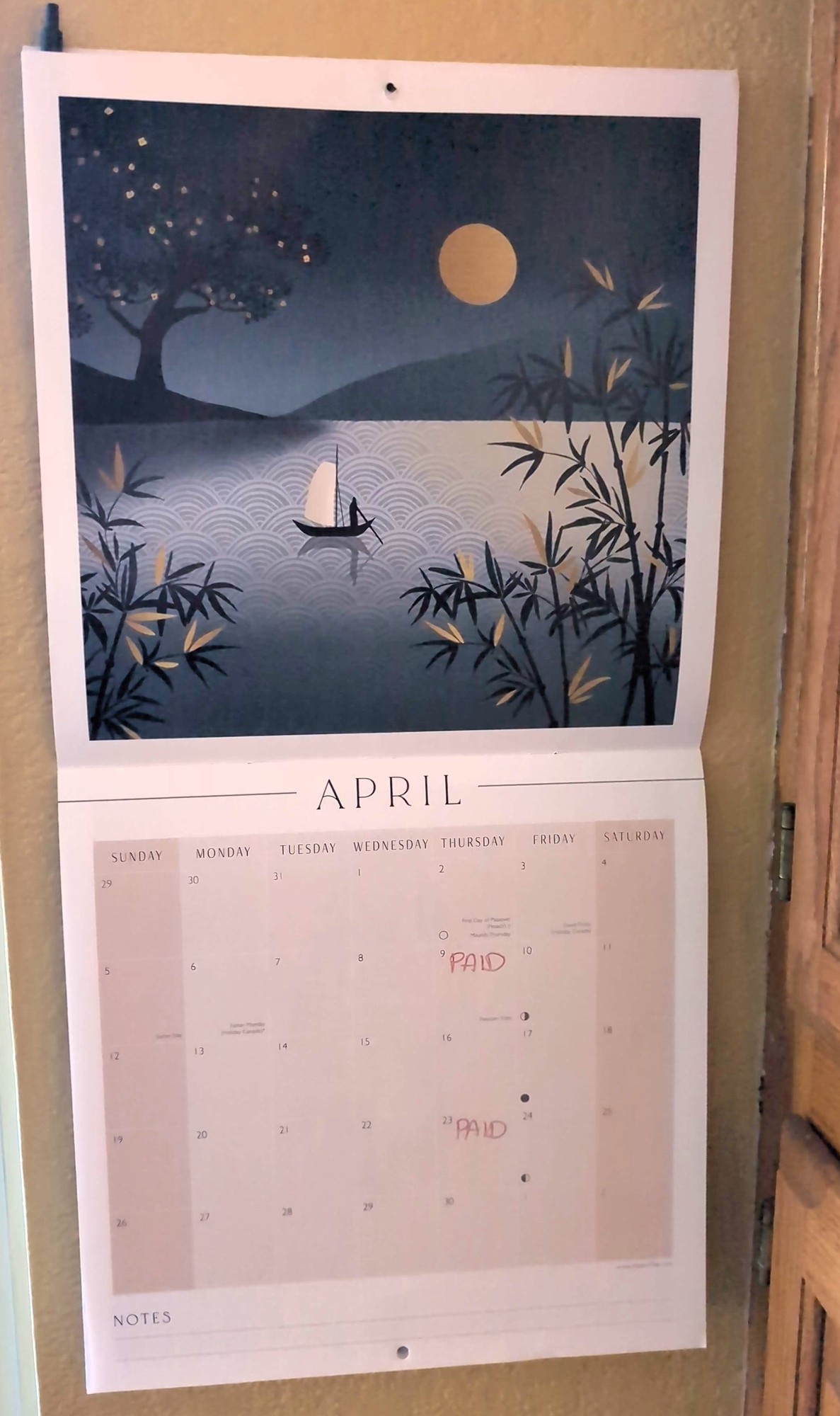 My new static, multi-page calendar application