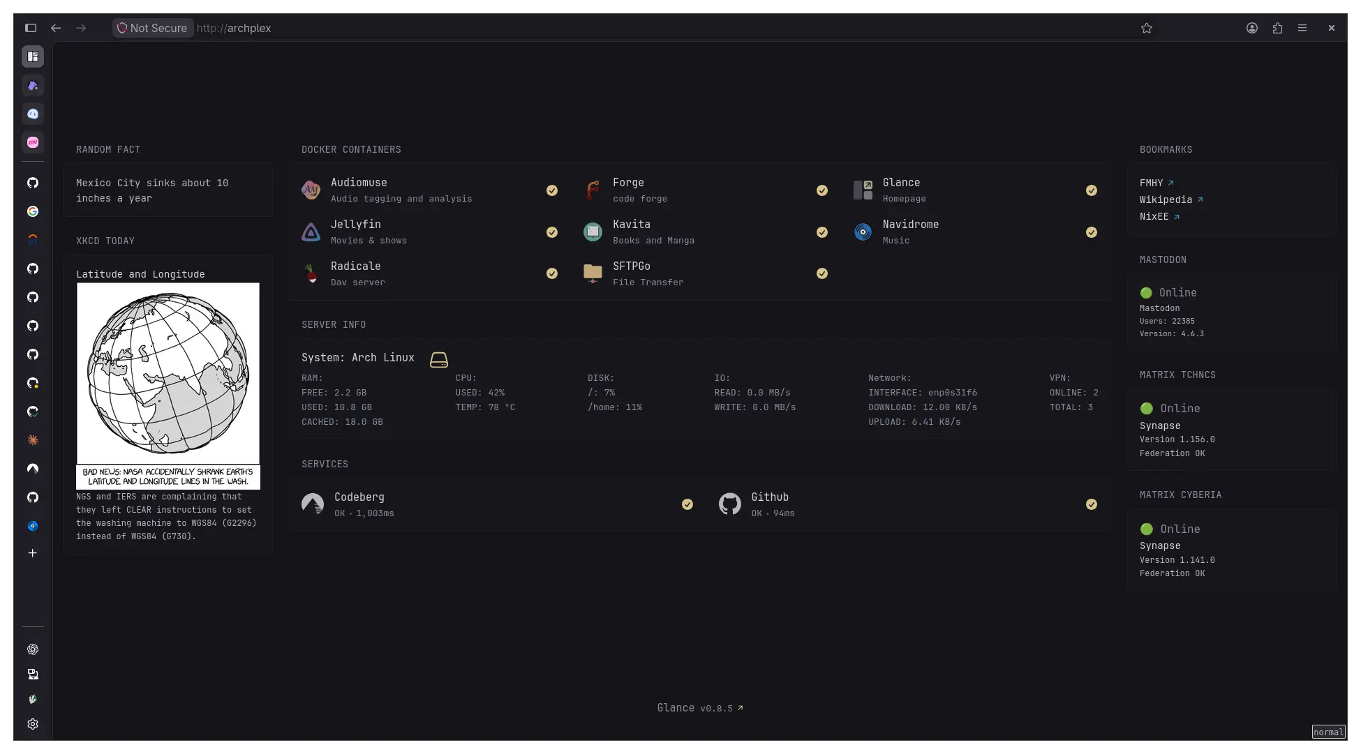 My selfhosting setup so far