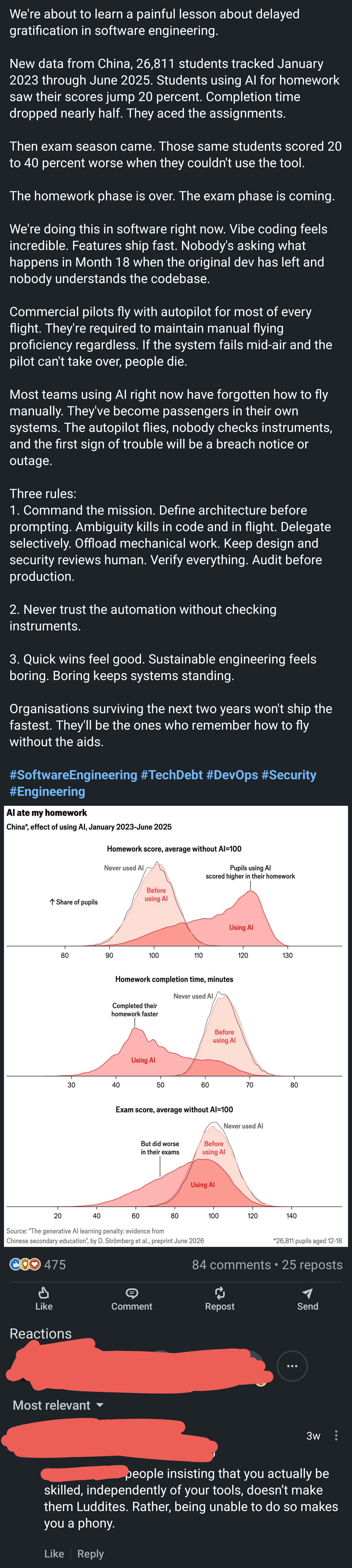 Yeah use AI.. luddite