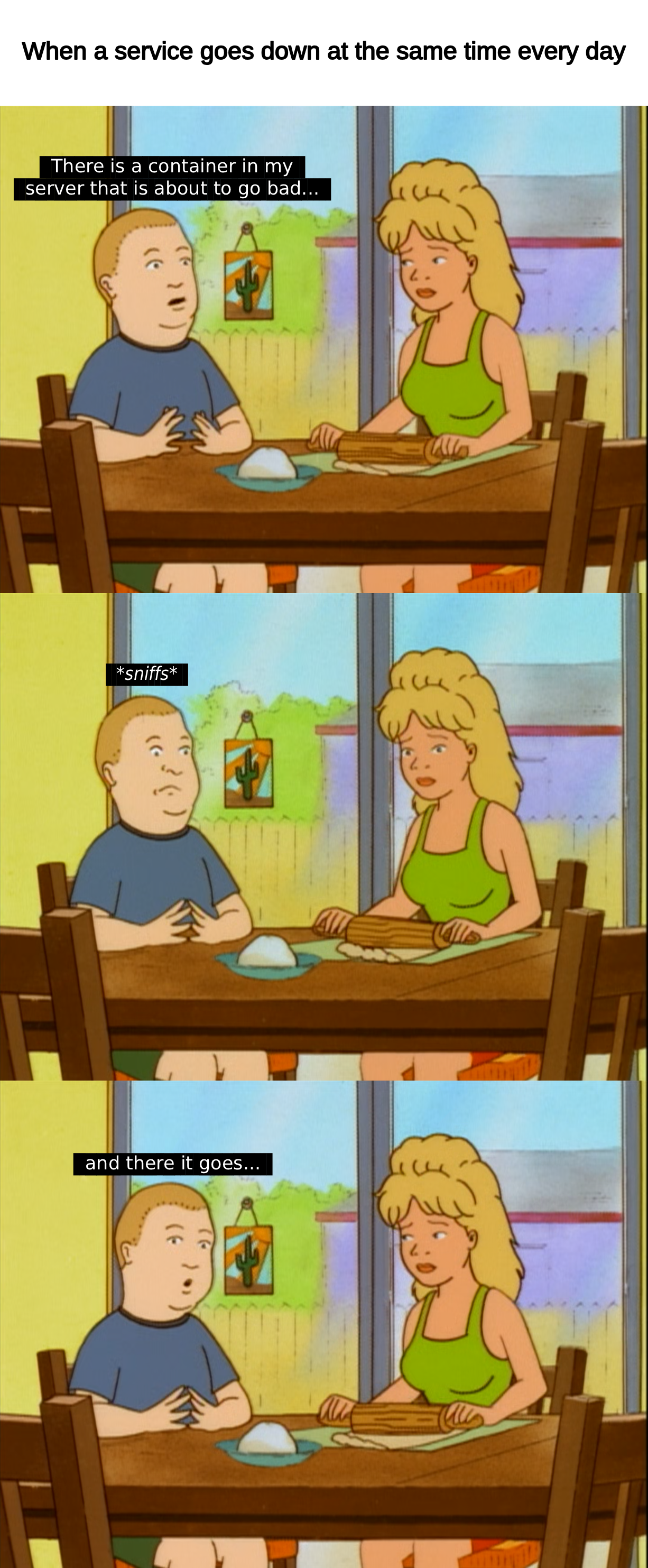 I haven't had time to look into it, ok?