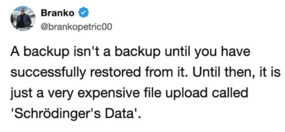 backups