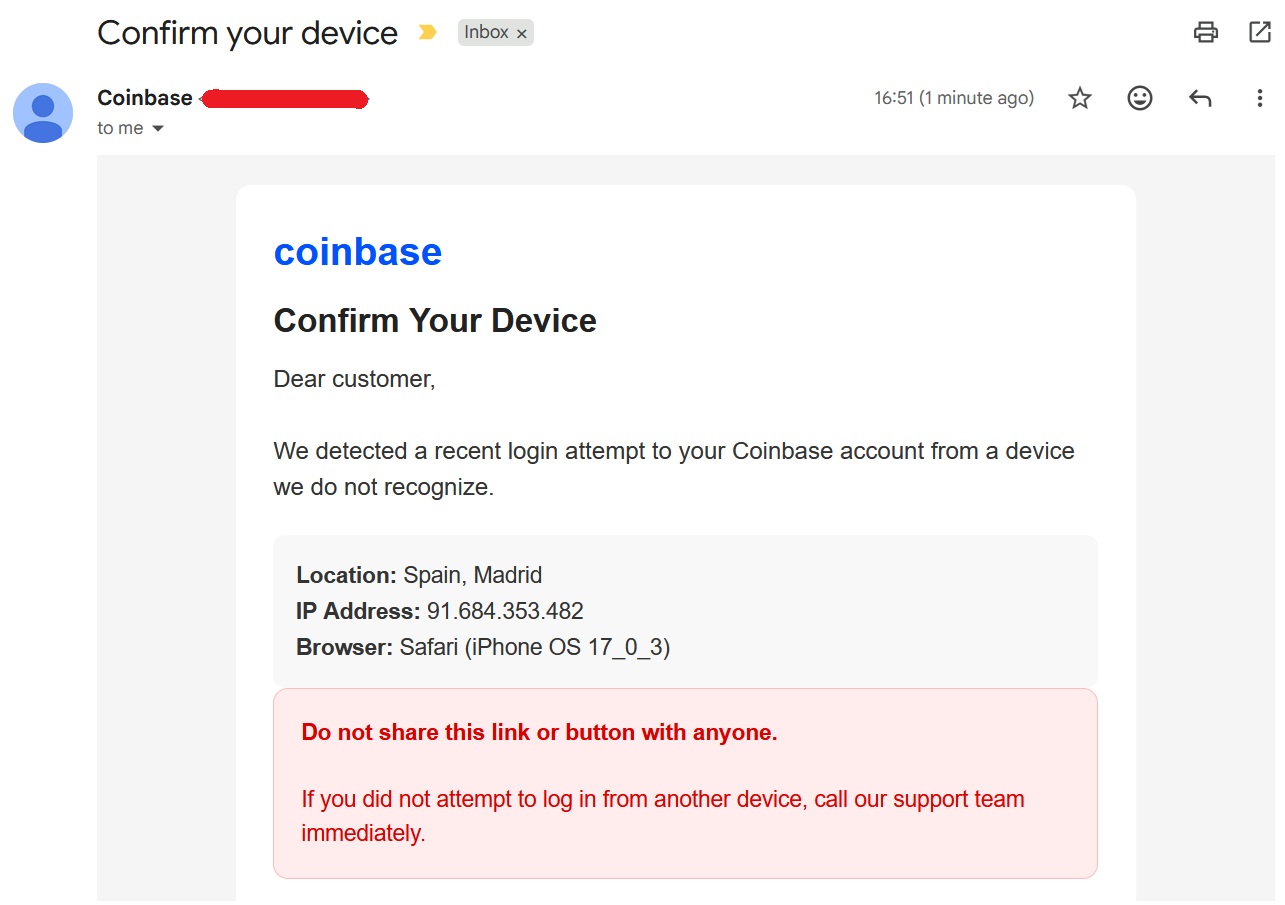 This Phishing email... What is the IP?