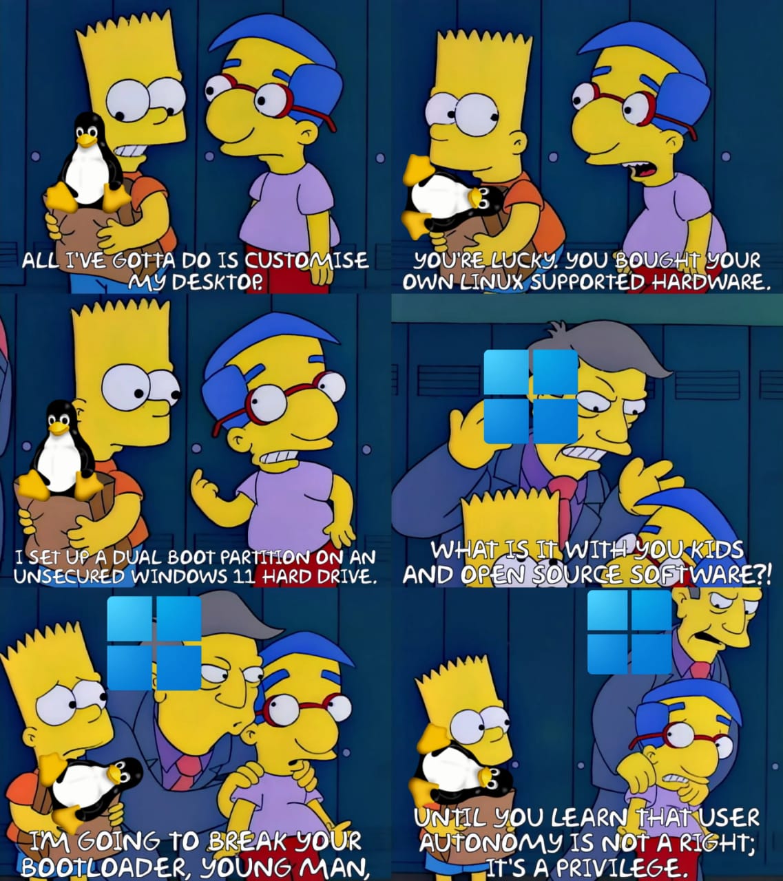 Dualboot is evil, use only linux