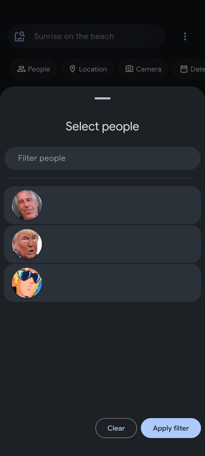 Any immich users know how the people sorting works?