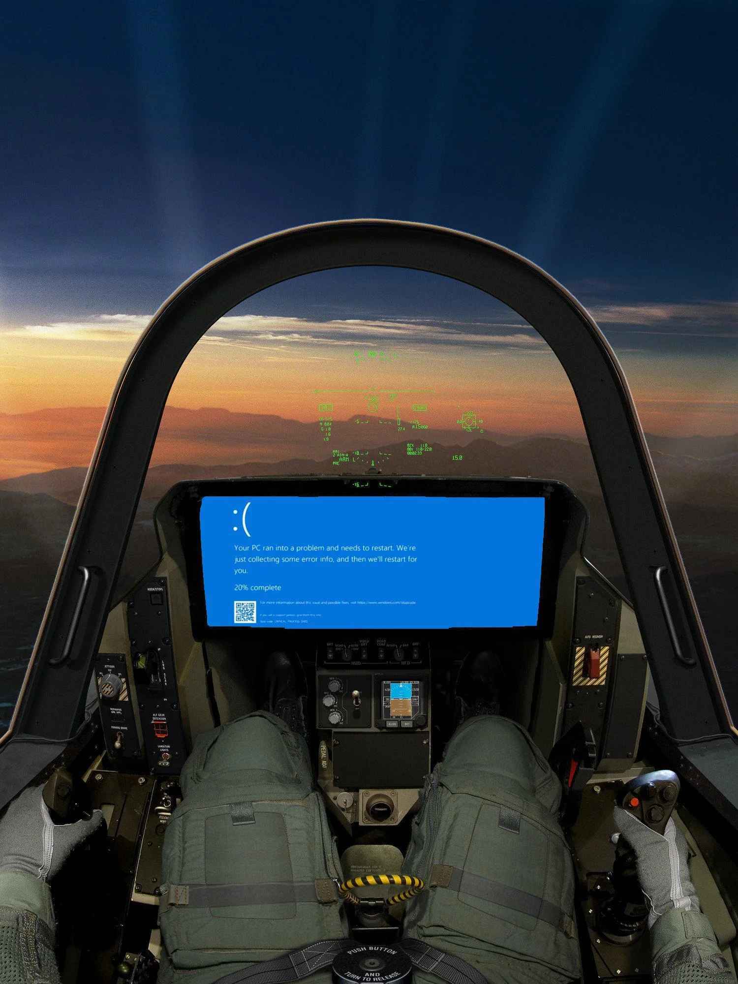 Any tech wizards available know how to boot a F-35 into Safe Mode? Speedy replies appreciated