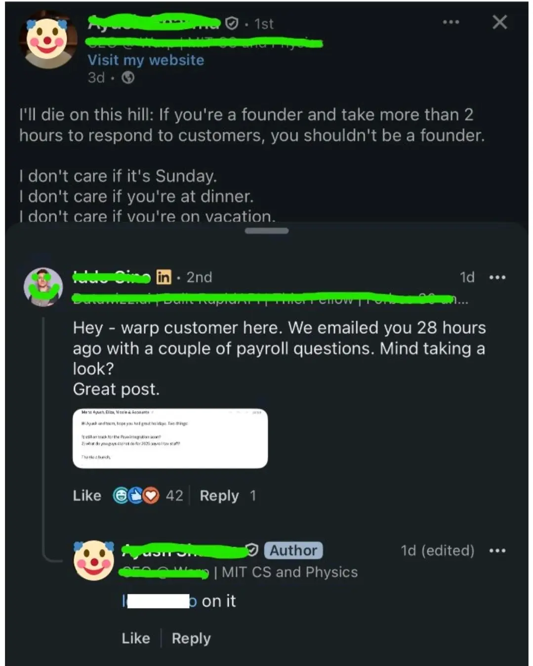 You shouldn't be a founder